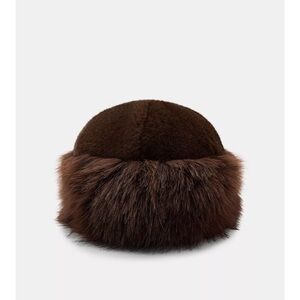 FAUX FUR CUFFED HAT